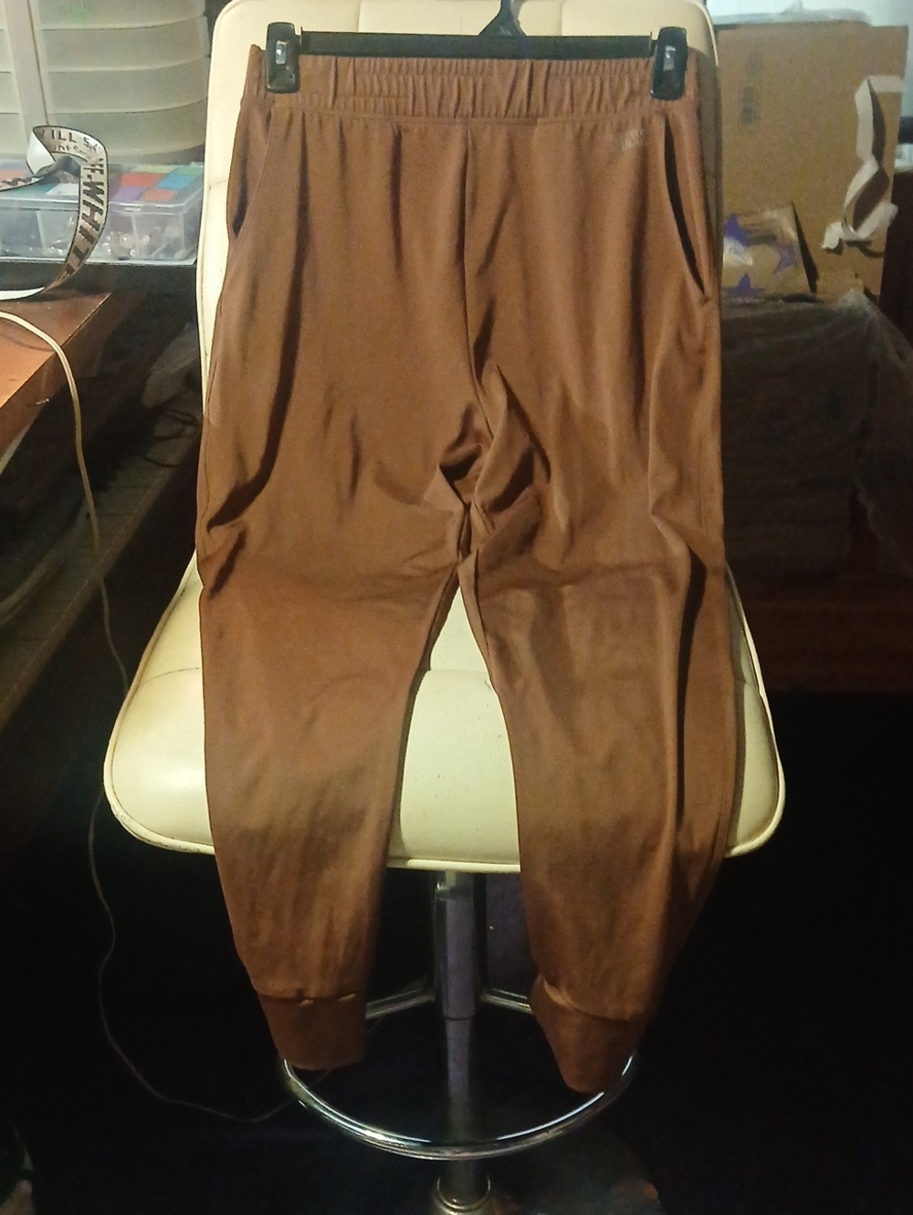 PINK Victoria's Secret Brown Track Joggers - Picture 3 of 8